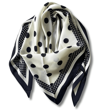 monochrome-polka-dots-triangle-scarf