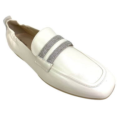 NeroGiardini Slimline Cream Leather LoafersNeroGiardini Slimline Cream Leather Loafers