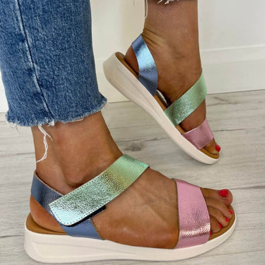 oh-my-sandals-velcro-strap-leather-sandals-multi