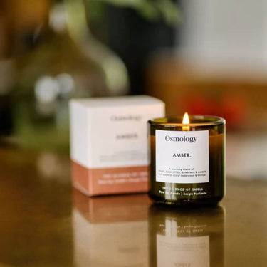 Osmology by Aery Amber Scented Candle - Spices, Eucalyptus, Gardenia & Amber