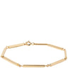 PDPAOLA Gold Bar Chain Bracelet