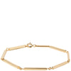 PDPAOLA Gold Bar Chain Bracelet