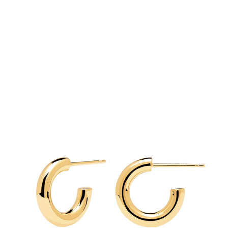 PDPAOLA Gold Cloud Hoop Earrings - Small