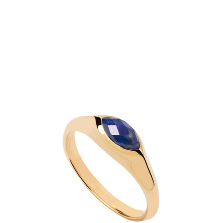 PDPAOLA Gold Nomad Lapis Lazuli Ring
