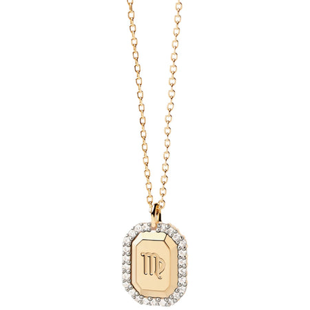 PDPAOLA Gold Virgo Necklace