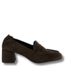 paul-green-brown-suede-heeled-loafer-shoes