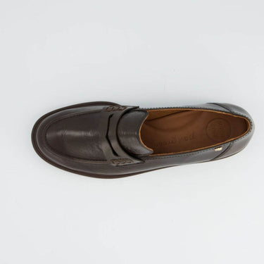 Paul Green Dark Brown Patent Leather Loafers