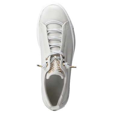 Paul Green Ivory Leather Elevated Sneakers