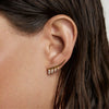 PDPAOLA Aqua Gold Climbing Earrings