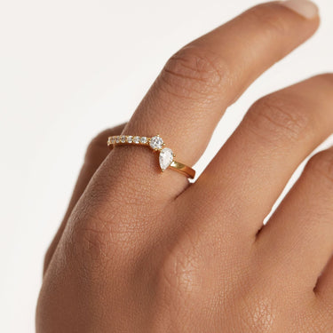 PDPAOLA Ava Gold Ring