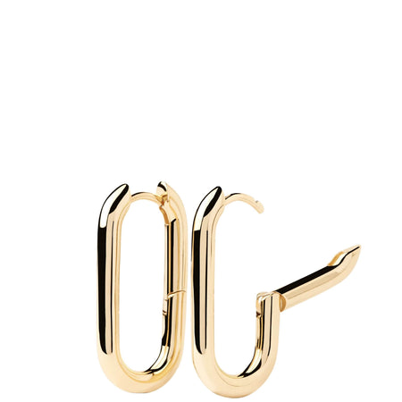 PDPAOLA Beat Gold Hoop Earrings