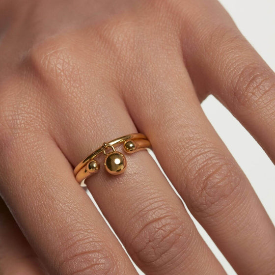 PDPAOLA Berlin Gold Ring