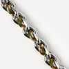 PDPAOLA Cottage Green Rope & Silver Chain Bracelet
