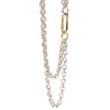 PDPAOLA Double Beat Two Tone Chain Necklace