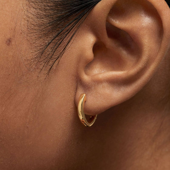 PDPAOLA Duke Gold Hoop Earrings
