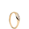 PDPAOLA Gala Stamp Gold Ring