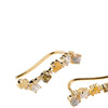 PDPAOLA Gold April Crawler Earrings