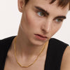 PDPAOLA Gold Bar Chain Necklace