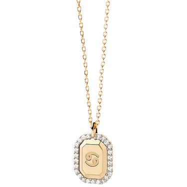 PDPAOLA Gold Cancer Necklace