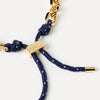 PDPAOLA Gold Cottage Essential Rope & Chain Bracelet - Midnight