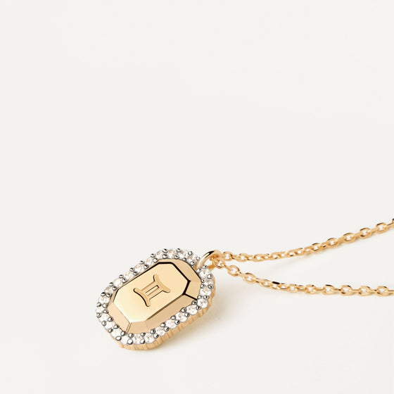 PDPAOLA Gold Gemini Necklace