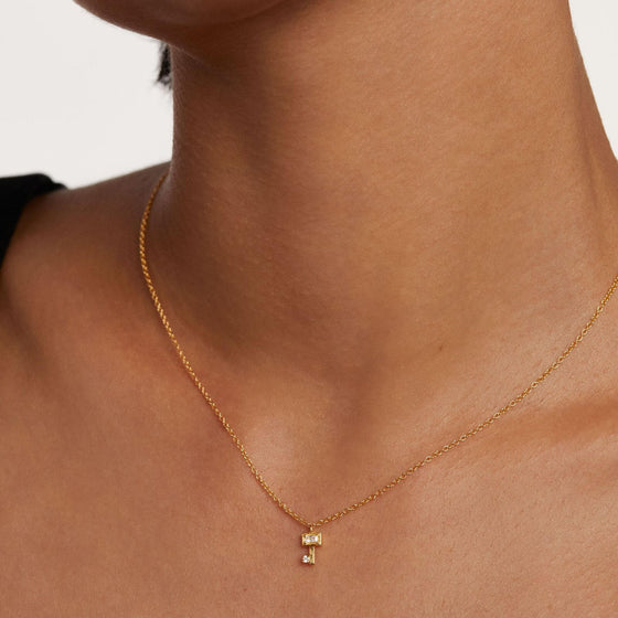 PDPAOLA Gold Key Necklace