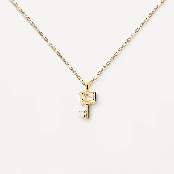 PDPAOLA Gold Key Necklace