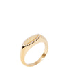 PDPAOLA Gold Lace Stamp Ring