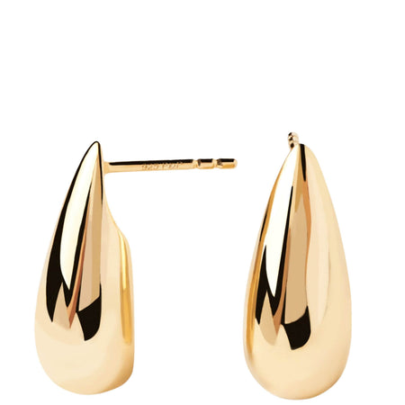 PDPAOLA Gold Large Sugar Earrings