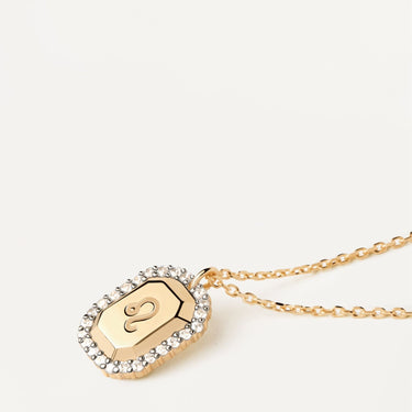 PDPAOLA Gold Leo Necklace