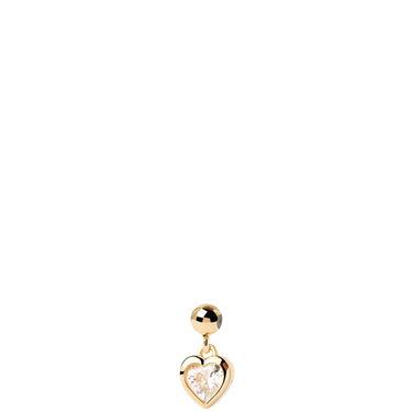 PDPAOLA Gold Mini Heart Charm