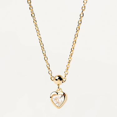 PDPAOLA Gold Mini Heart Charm