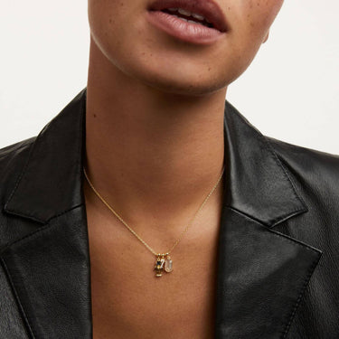 PDPAOLA Gold Mother Of Pearl Charm