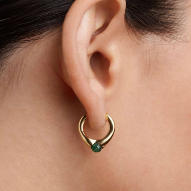 PDPAOLA Gold Oasis Hoop Earrings