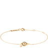 PDPAOLA Gold Peach Lily Bracelet