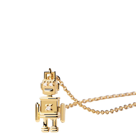 PDPAOLA Gold Robert Necklace