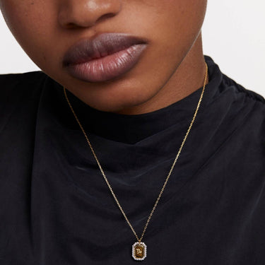 PDPAOLA Gold Zodiac Capricorn Necklace