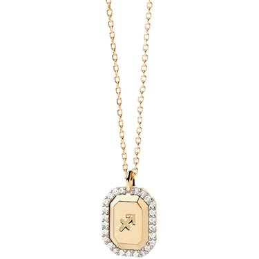 PDPAOLA Gold Zodiac Sagittarius Necklace