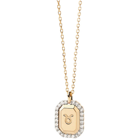 PDPAOLA Gold Zodiac Aries Necklace