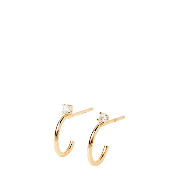 PDPAOLA Kita Gold Small Hoop Earrings