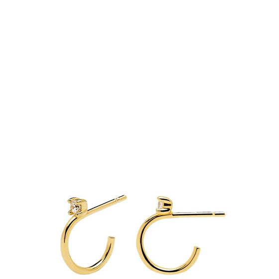 PDPAOLA Kita Gold Small Hoop Earrings