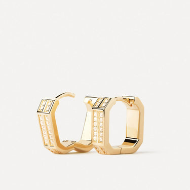 PDPAOLA Olympia Gold Hoop Earrings