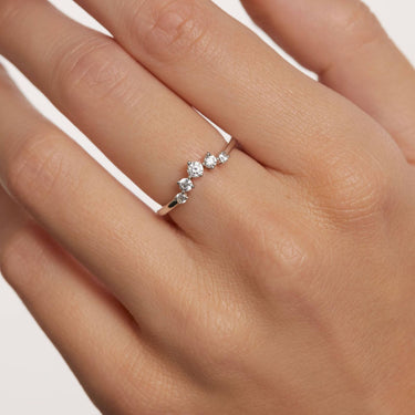 PDPAOLA Silver Ciel Ring