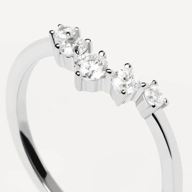 PDPAOLA Silver Ciel Ring