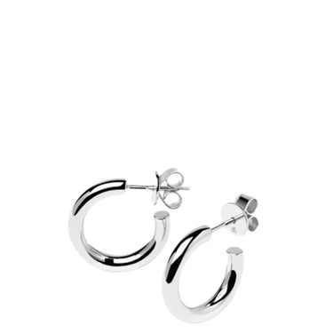 PDPAOLA Silver Cloud Hoop Earrings - Medium