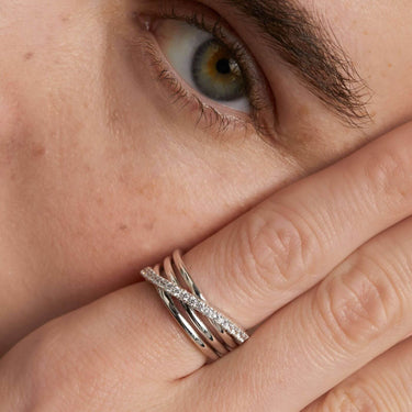 PDPAOLA Silver Cruise Ring