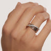 PDPAOLA Silver Cruise Ring