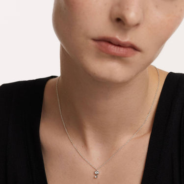 PDPAOLA Silver Key Necklace
