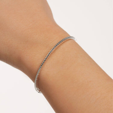 PDPAOLA Silver Lea Bangle