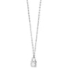 PDPAOLA Silver Padlock Necklace